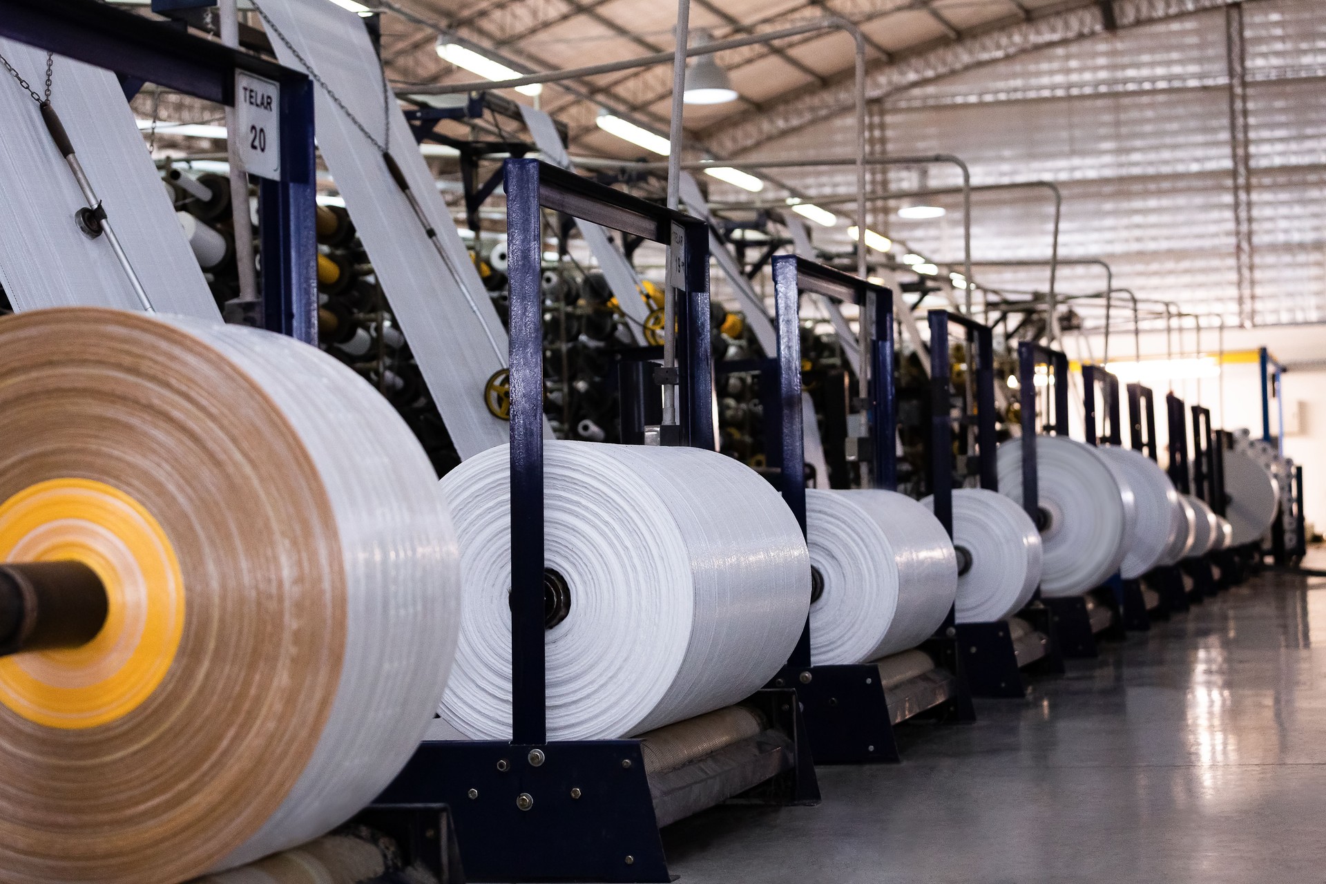 Production of polypropylene industrial bags